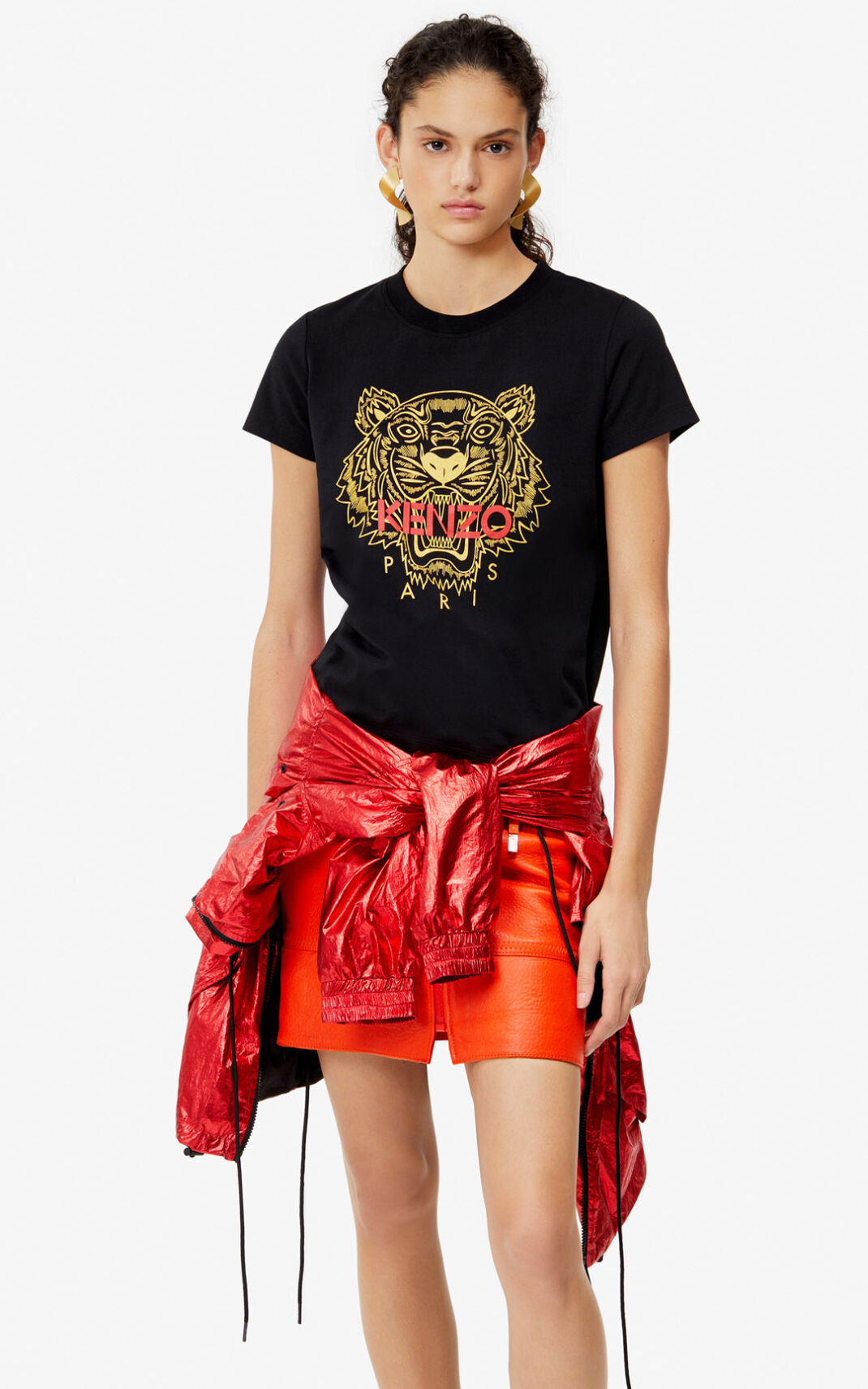 Kenzo Tiger T Shirt Dam | 83701-PSBQ